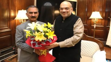 "Chief Minister Meets Union Home Minister Amit Shah"