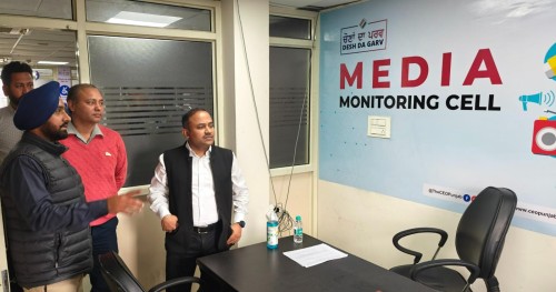 CEO Sibin C Visits State Level Media Monitoring Cell