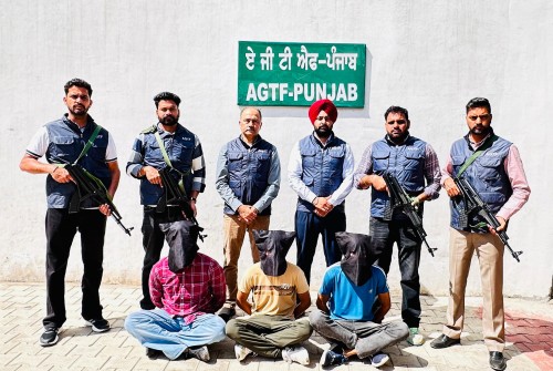 PUNJAB POLICE’S AGTF ARREST THREE OPERATIVES OF FOREIGN-BASED GANGSTERS GOLDY BRAR AND ROHIT GODARA