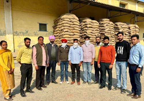 VB arrests three private employees for misappropriating and spoiling FCI wheat in warehouse