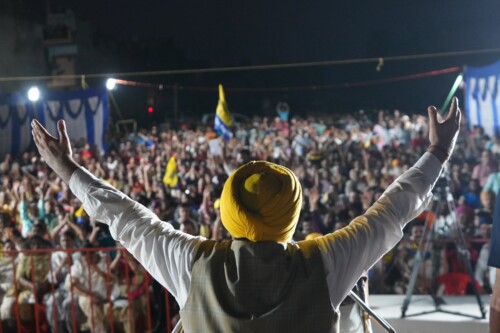 Chief Minister Bhagwant Mann held four public meetings in Jalandhar West, appealed to the people to make the AAP candidate win