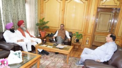 Shimla :Speaker of Punjab Legislative Assembly, Kultar Singh Sandhwan called on CM Sukhvinder Singh Sukhu