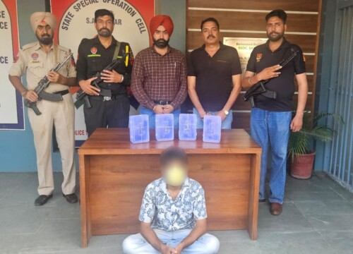 PUNJAB POLICE BUSTS INTERSTATE ARMS SMUGGLING RACKET; ONE HELD WITH 4 PISTOLS