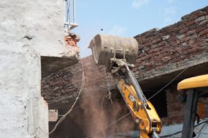 District Administration Demolishes House of Drug Smuggler Ajay Kumar Billi