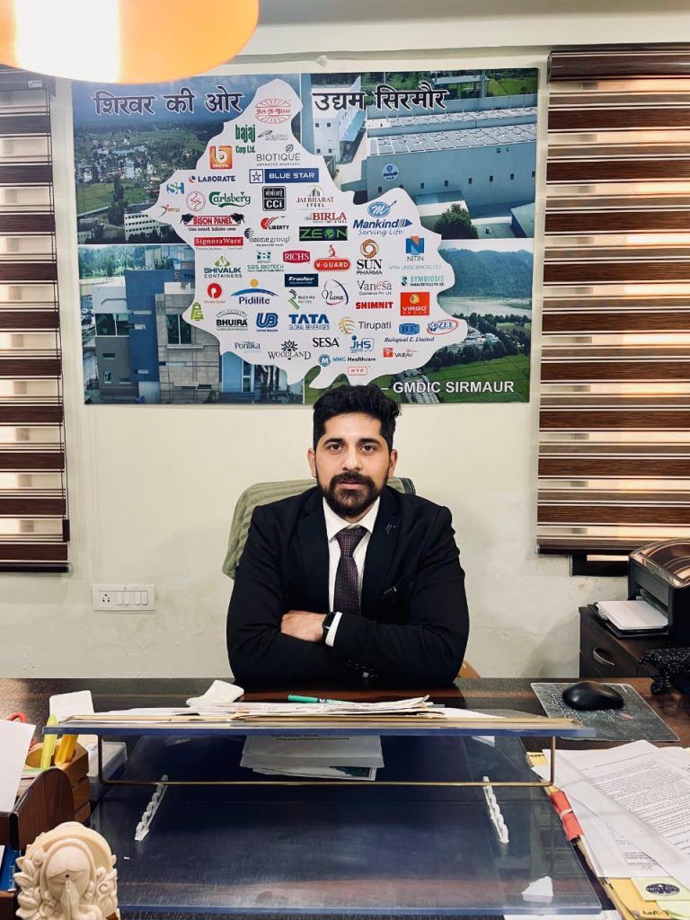 Mr. Rachit Sharma GM DIC Sirmaur